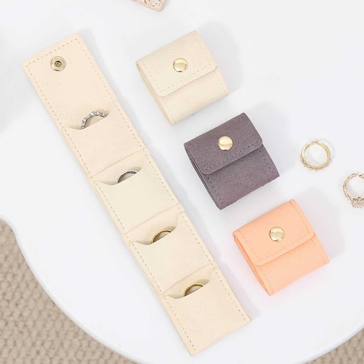 Women Bags For Office - حقيبة مجوهرات محمولة متعددة الجيوب للسفر