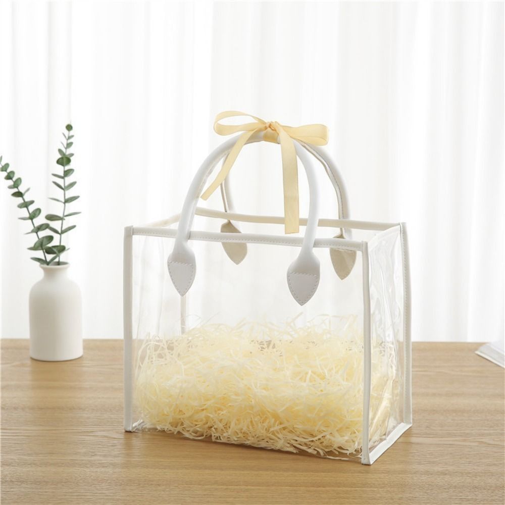 Women Bags For Eid - حقيبة هدايا شفافة مقاومة للماء ذات