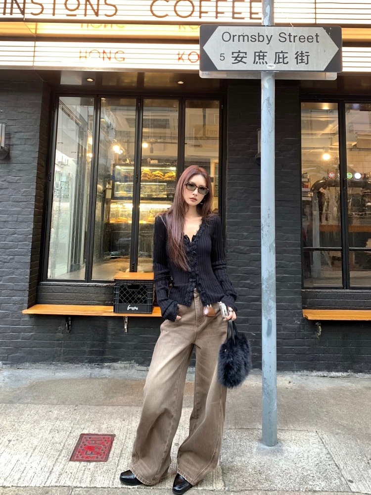【FANGTING】 بنطلون جينز نسائي ك - مراجعة Women Bags Jeans وسعره