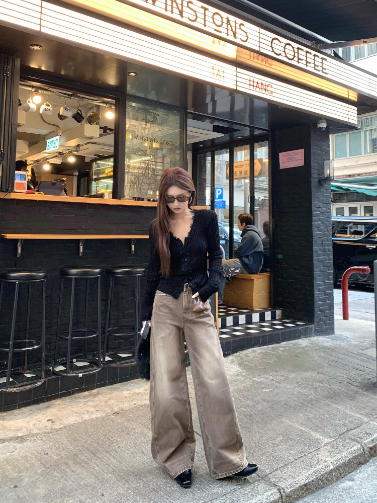 【FANGTING】 بنطلون جينز نسائي ك - مراجعة Women Bags Jeans وسعره