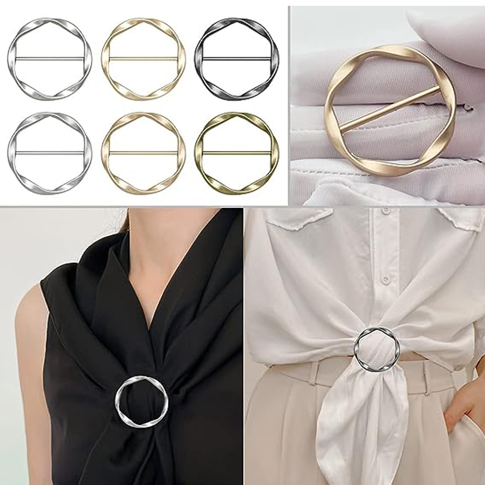 2 قطعة مقاطع وشاح و حلقة T قمي - مراجعة Circle Round Bag وسعره
