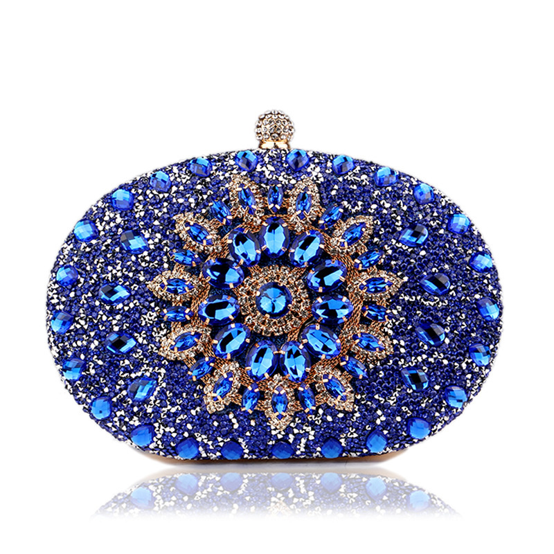 حقيبة يد مسائية كريستالية ماسي - مراجعة Women Bags Golden وسعره