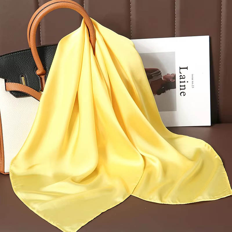 الفاخرة بلون الحرير وشاح مربع  - مراجعة Women Bags For Office وسعره