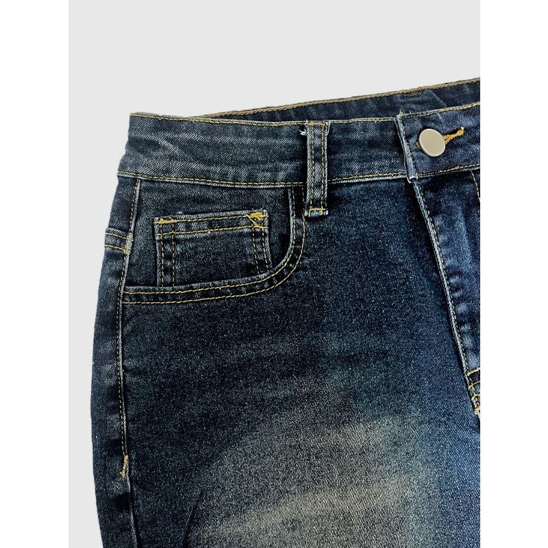 تنورة جينز قصيرة صيفية للنساء  - مراجعة Women Bags Jeans وسعره