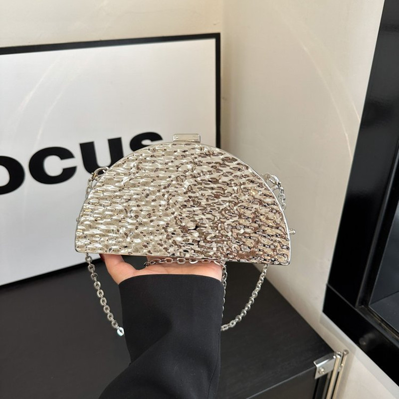 حقائب سهرة ذهبية فاخرة للنساء  - مراجعة Women Bags Golden وسعره