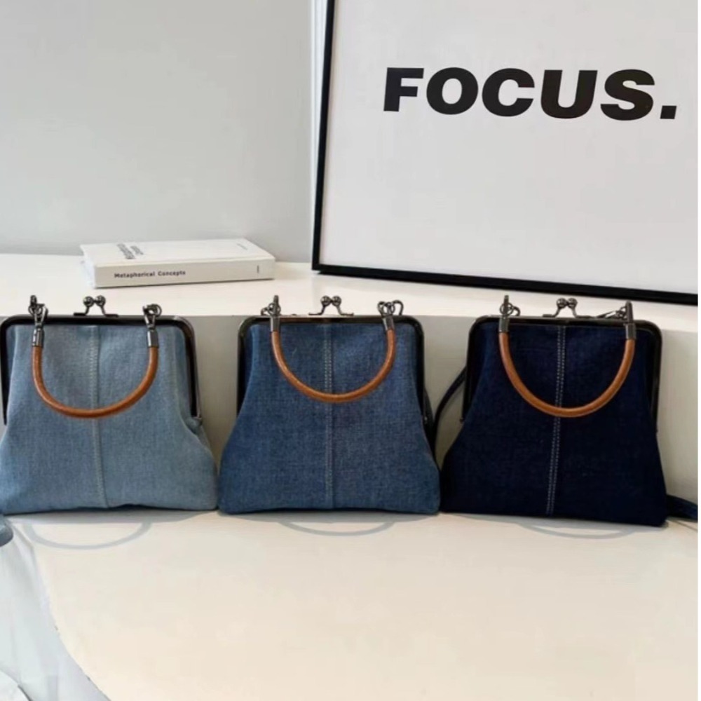 حقيبة يد نسائية جديدة بتصميم ع - مراجعة Women Bags Jeans وسعره