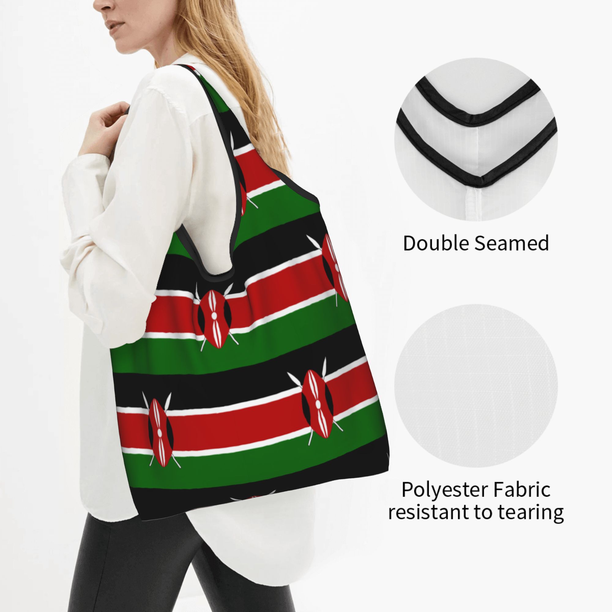 حقيبة تسوق قابلة لإعادة التدوي - مراجعة Women Bags Kenya وسعره