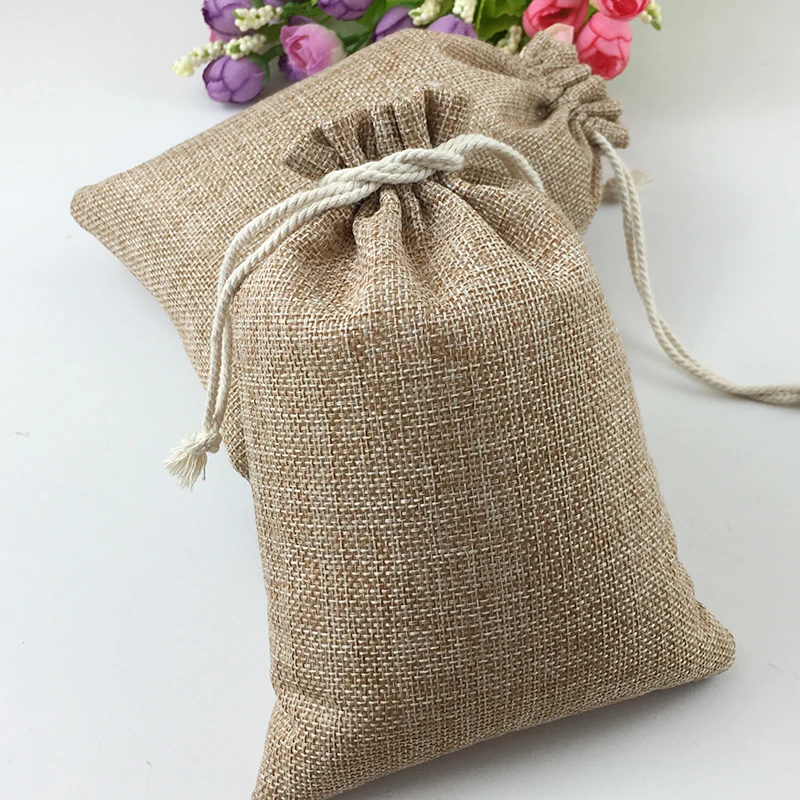 60 قطعة أكياس الجوت الزفاف كيس - مراجعة Women Bags For Eid وسعره