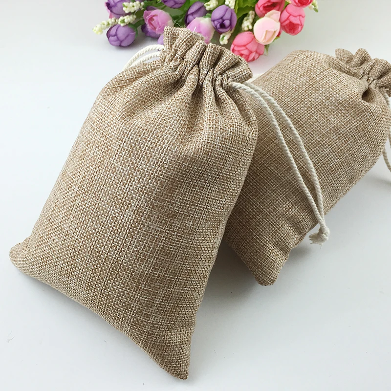 60 قطعة أكياس الجوت الزفاف كيس - مراجعة Women Bags For Eid وسعره
