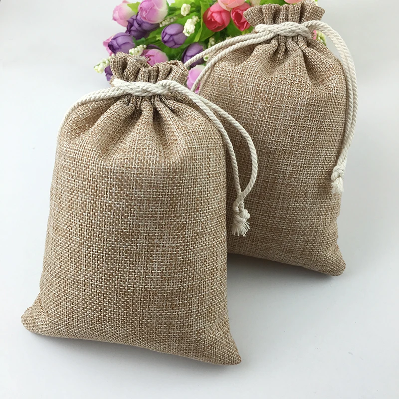 60 قطعة أكياس الجوت الزفاف كيس - مراجعة Women Bags For Eid وسعره
