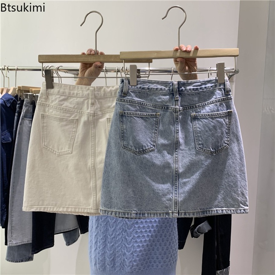 تنورة جينز قصيرة جديدة للنساء  - مراجعة Women Bags Jeans وسعره