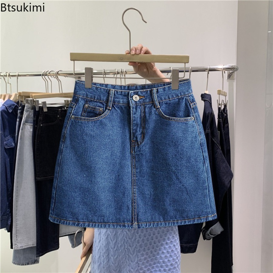 تنورة جينز قصيرة جديدة للنساء  - مراجعة Women Bags Jeans وسعره