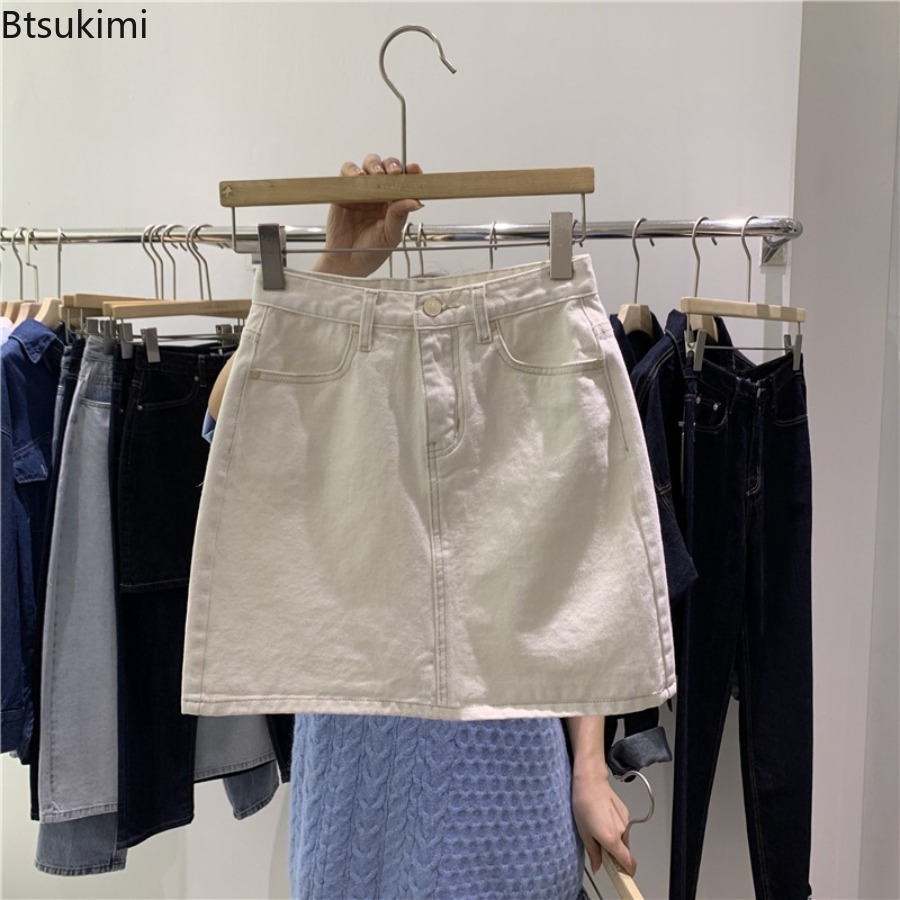 تنورة جينز قصيرة جديدة للنساء  - مراجعة Women Bags Jeans وسعره