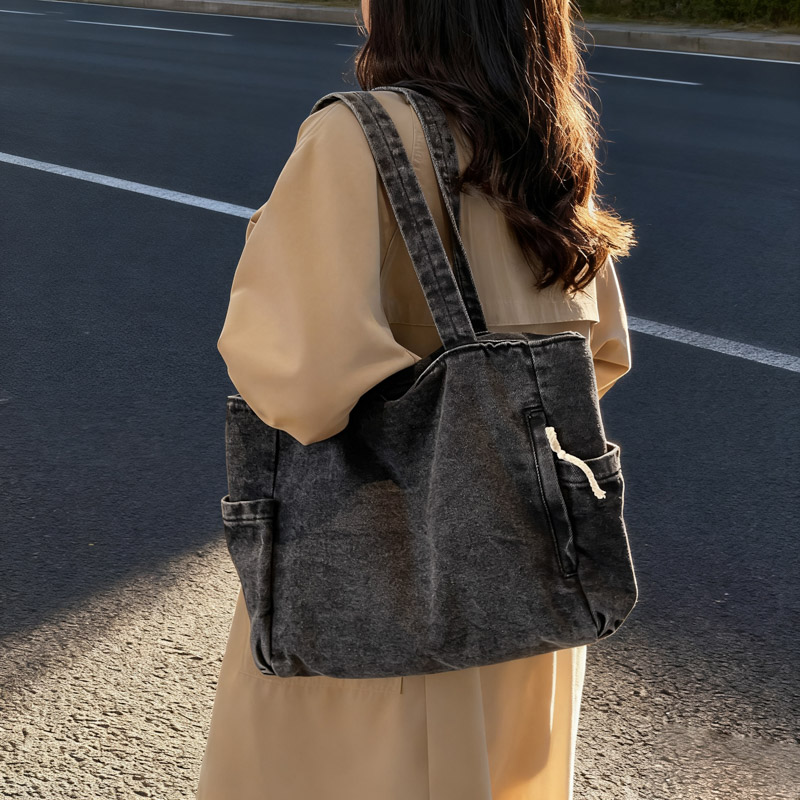 حقيبة كتف نسائية جديدة من الدن - مراجعة Women Bags Jeans وسعره