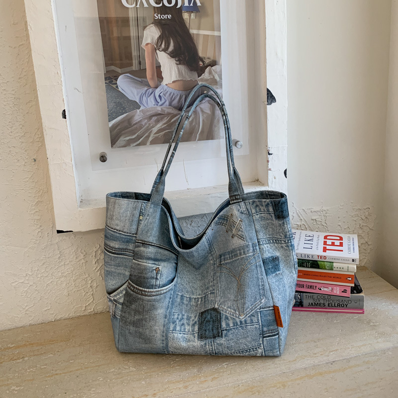 حقيبة يد نسائية من الجينز من S - مراجعة Women Bags Jeans وسعره