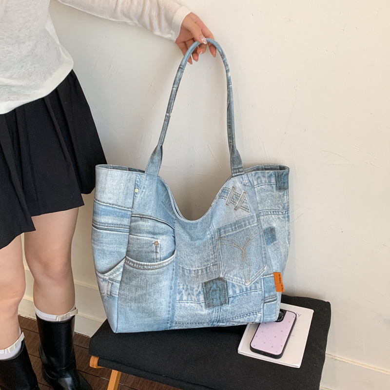 حقيبة يد نسائية من الجينز من S - مراجعة Women Bags Jeans وسعره