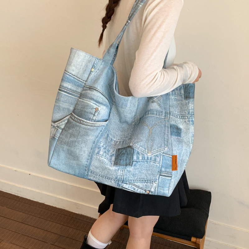 حقيبة يد نسائية من الجينز من S - مراجعة Women Bags Jeans وسعره
