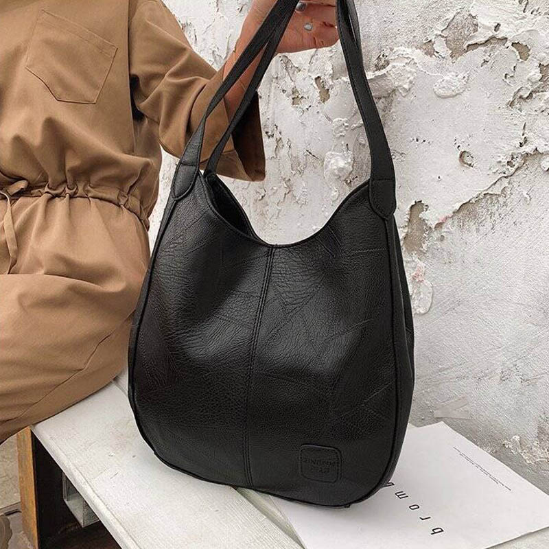 حقيبة يد جلدية كبيرة السعة بتص - مراجعة Women'S Vegan Bags وسعره