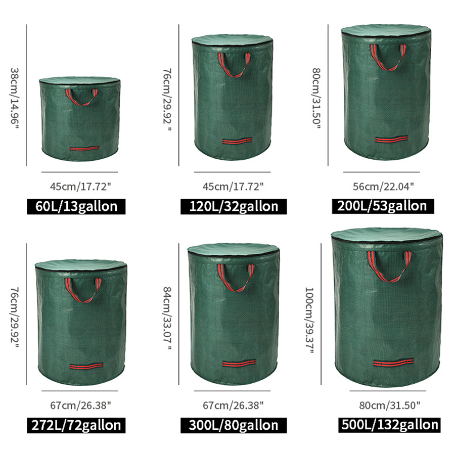 60-500L PP حديقة ساحة كيس النف - مراجعة Circle Round Bag وسعره